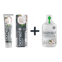 BioMed Whitening ополаскиватель 500 ml + BioMed Super White зубная паста 100 ml
