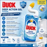 Duck dezinfectant toaleta Deep  Action Gel Marin 750ml - thumbs image 3