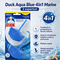 Duck Odorizant toaleta Aqua Blue 4in1 Marine 2x36gr - thumbs image 2