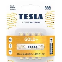 Tesla Baterii AAA GOLD+ ( LR03 / BLISTER FOIL 4buc)