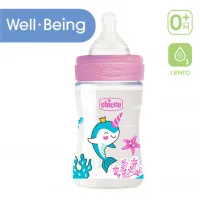 Chicco Бутылочка с соской из силикона Well-Being PP, 150 мл, boy/girl - thumbs image 4