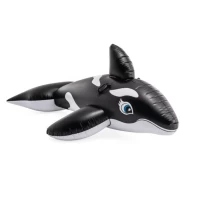 Pluta gonflabila Balena cu manere, 193×119 cm, max. 40 kg, 3+ ani, Intex (58561)