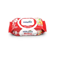 Ultra Compact Servetele umede pentru copii Ecopack 120 buc cu capac