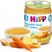HiPP Piure Supa de legume cu carne de curcan (4+ luni), 190 g - thumbs image 2