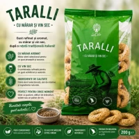 Tarallini Covrigei cu marar 200 g - thumbs image 2