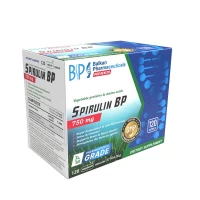 Спирулина, натуральная добавка, источник витаминов и детоксикации, 120 капсул.