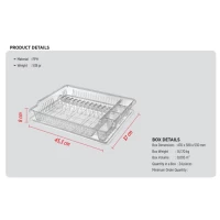 Proff Suport mare pentru vase, transparent - thumbs image 3