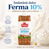 Ferma Smantana dulce de consum 10% UHT 505 gr - thumbs image 2