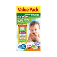 Babylino Scutece Sensitive Economy N4+ 9-20kg, 46buc - thumbs image 1