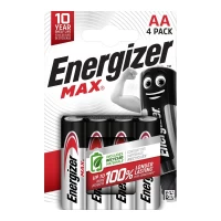 Щелочная батарейка Energizer Max AA 1.5В 4 шт - thumbs image 1