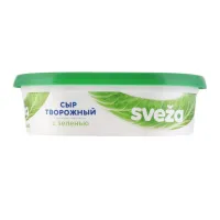 Сыр сливочный с зеленью 60% Sveza Савушкин 150г Савушкин - thumbs image 2