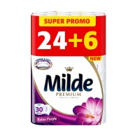 Milde Туалетная бумага 24+6 рулонов Relax Purple - thumbs image 2