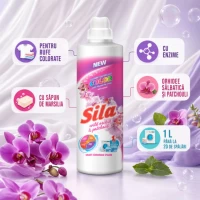 Sila detergent lichid 1 kg Color Orhidee - thumbs image 2
