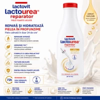 Lactovit Восстанавливающий гель для душа с олео-лактомочевиной 600 мл - thumbs image 2
