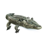 Pluta gonflabila Aligator cu manere, 170×86 cm, max. 40 kg, 3+ ani, Intex (57551)