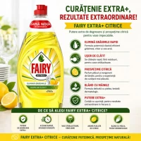 Fairy Detergent de vase manual Extra + Citrice 900 ml - thumbs image 2