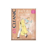Cleanic Pure Cotton Absorbante Daily 10 buc