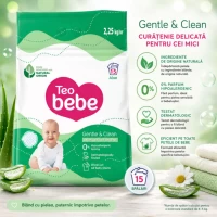 Детский стиральный порошок Teo Bebe Gentle & Clean Алоэ 2,25 кг - thumbs image 2