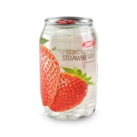 Okf Bautura carbogazoasa cu aroma de capsuni 350 ml