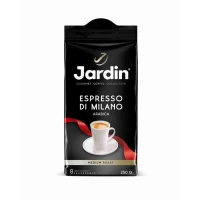 Кофе натуральный жареный молотый Jardin Espresso Stile di Milano 250г