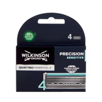 Сменные лезвия Wilkinson Sword Quattro Titanium Sensitive в упаковке 4 шт