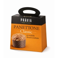 Milina Cozonac Panettone classic cu stafide si fructe confiate 650 g