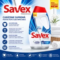 Savex Detergent lichid 1.8L Premium White - thumbs image 2