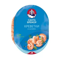 Санта Бремор Мясо креветки в заливке 180 г