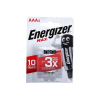 Щелочная батарейка Energizer Max AAA 1.5В 2 шт