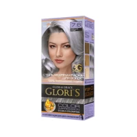 Glori's Vopsea de par 7.6 Blond cenusiu 50ml