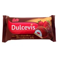 Biscuiti glazurati Nefis Dulcevis cu marshmallow si umplutura de jeleu 70g