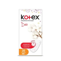 Ежедневные прокладки Kotex Deo Normal 20 шт