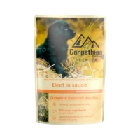 Carpathian Premium hrana pentru catei vita in sos 100g