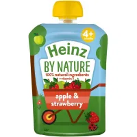 Heinz Пюре Яблоко-клубника (6 м+) 100 гр.