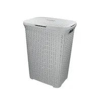 Cos pentru rufe NATURAL STYLE 60 L Gri - thumbs image 2