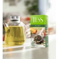 Чай зеленый Tess Flirt с клубникой и ароматом белого персика 25 пак - thumbs image 2