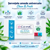 Влажные салфетки Cleanic Clean & Fresh 120 шт - thumbs image 2