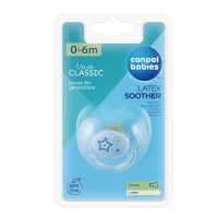 Canpol Babies Nature Suzeta rotundă din silicon 0-6 luni, 22/410