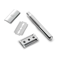 Классическая бритва с двойным лезвием King C. Gillette + 5 запасных лезвий - thumbs image 5