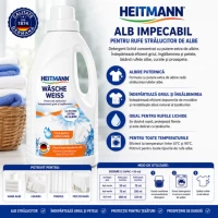 Heitmann Înălbitor lichid pentru rufe albe Wasche Weiss 500 ml - thumbs image 2