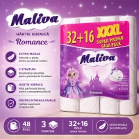 Maliva Hartie igienica 32+16 role 3 straturi Romance - thumbs image 2