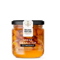 Regina Naturii Miere de salcim cu migdale 250g