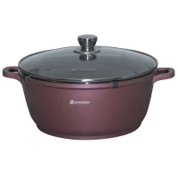 Schmitter Oala ceramica cu capac aluminiu turnat 40cm, 17.5L
