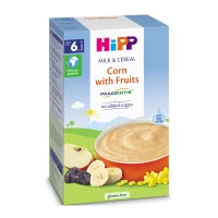 HiPP Каша молочная кукурузная с фруктами (6+ мес.), 250 г