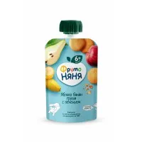 FrutoNanny Piure din mar, banan, pere si biscuiti 90g