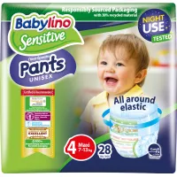 Babylino Scutece chilotel Pants Unisex N4 7-13kg/28 buc