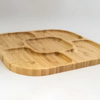 Блюдо квадратное с 5 отделениями BAMBUS 30 см - thumbs image 2