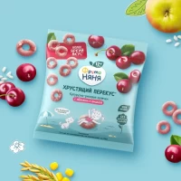 FrutoNanny FrutoPuffs orez, porumb, mar si visina 21g - thumbs image 3