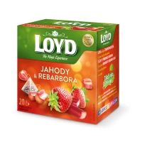 Ceai Loyd Tea capsuna si rubarbă 2g*20 buc