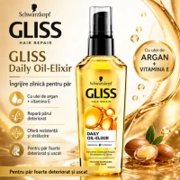 Gliss Ulei pentru par Daily Oil Elixir pentru par uscat si foarte deteriorat, 75 ml - thumbs image 2